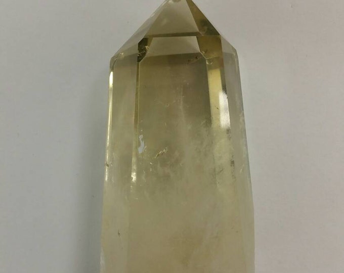 Natural Citrine Point- 4 inches tall from Tibet- New Arrival- High Quality All Natural Healing Crystals \ Reiki \ Healing Stone \ Chakra
