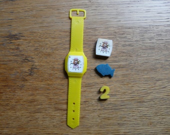SALE! Cute Vintage Bernie Bear Set of Rubber Erasers - 80's Japan - Carinissimo Set di Gommine da Collezione