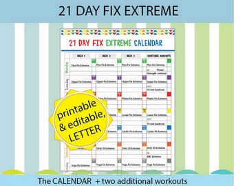 21 day fix extreme book pdf