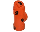 Customizable pet food & treat container/unique, durable, keeps food fresh/paw print design/dog paws/any occasion gift/dog lover/pet lover Customizable pet food & treat container/unique, durable, keeps food fresh/paw print design/dog paws/any occasion gift/dog lover/pet lover