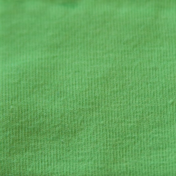 KNIT Fabric: Solid Lime Green Cotton Lycra knit