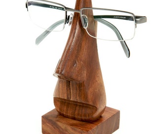 Hand Carved Eyeglass Holder