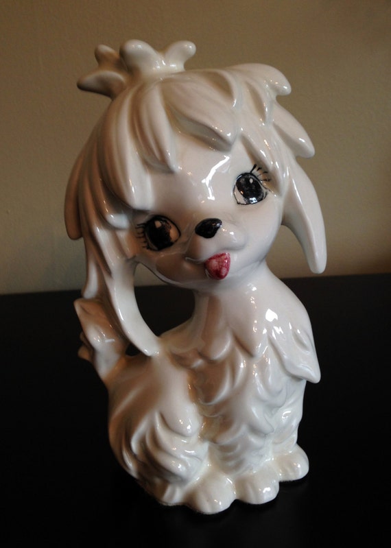 ceramic poodle figurines