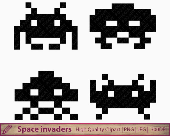 space invaders clipart - photo #5