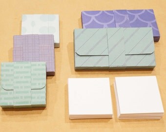 2" square tiles - FREE SHIPPING - 2x2 twinchies blank white mini art cards 100lb Bristol handmade Bijou Zentangle drawing paper supplies