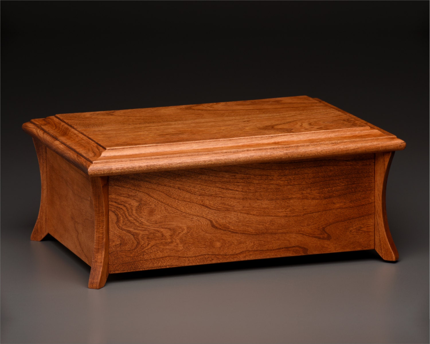 Empire Cherry Cremation Urn Adult human wood cremation and