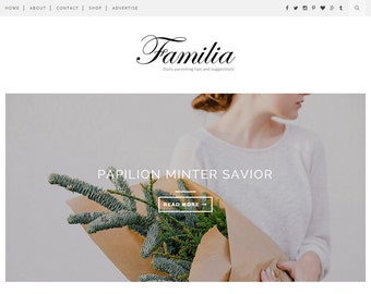 Familia - Clean & Responsive Blogger Template