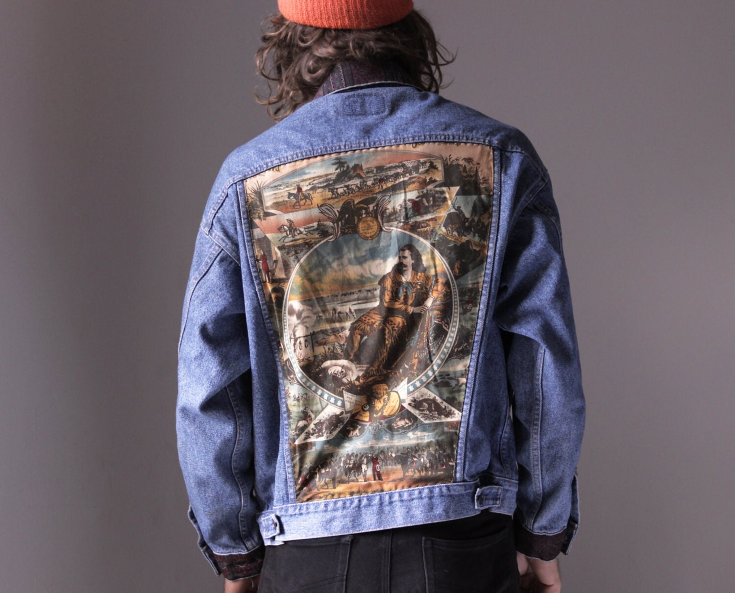 custom levi jean jacket