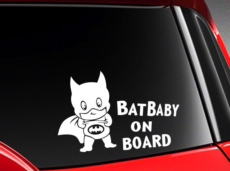 Download Baby on Board car decal sticker cute Superhero Baby Character