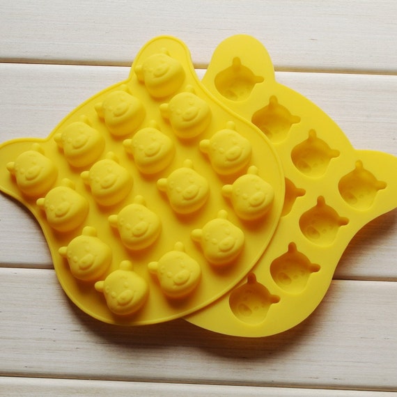 Winnie the Pooh Bear Cake Mold Flexible by diyhappyending on Etsy