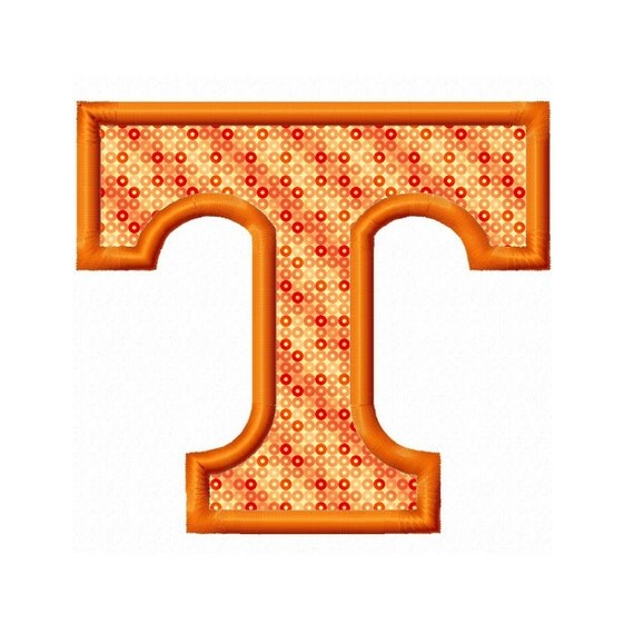 Tennessee t applique jessecmault design 2x2 4x4 5x7 6x10 vols