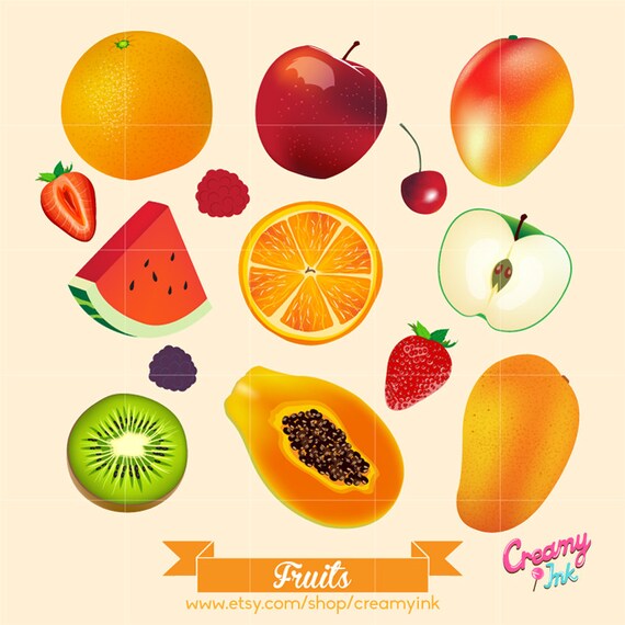 free tropical fruit clipart - photo #36