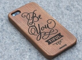 Wooden iPhone 5/5s case - Be you tiful
