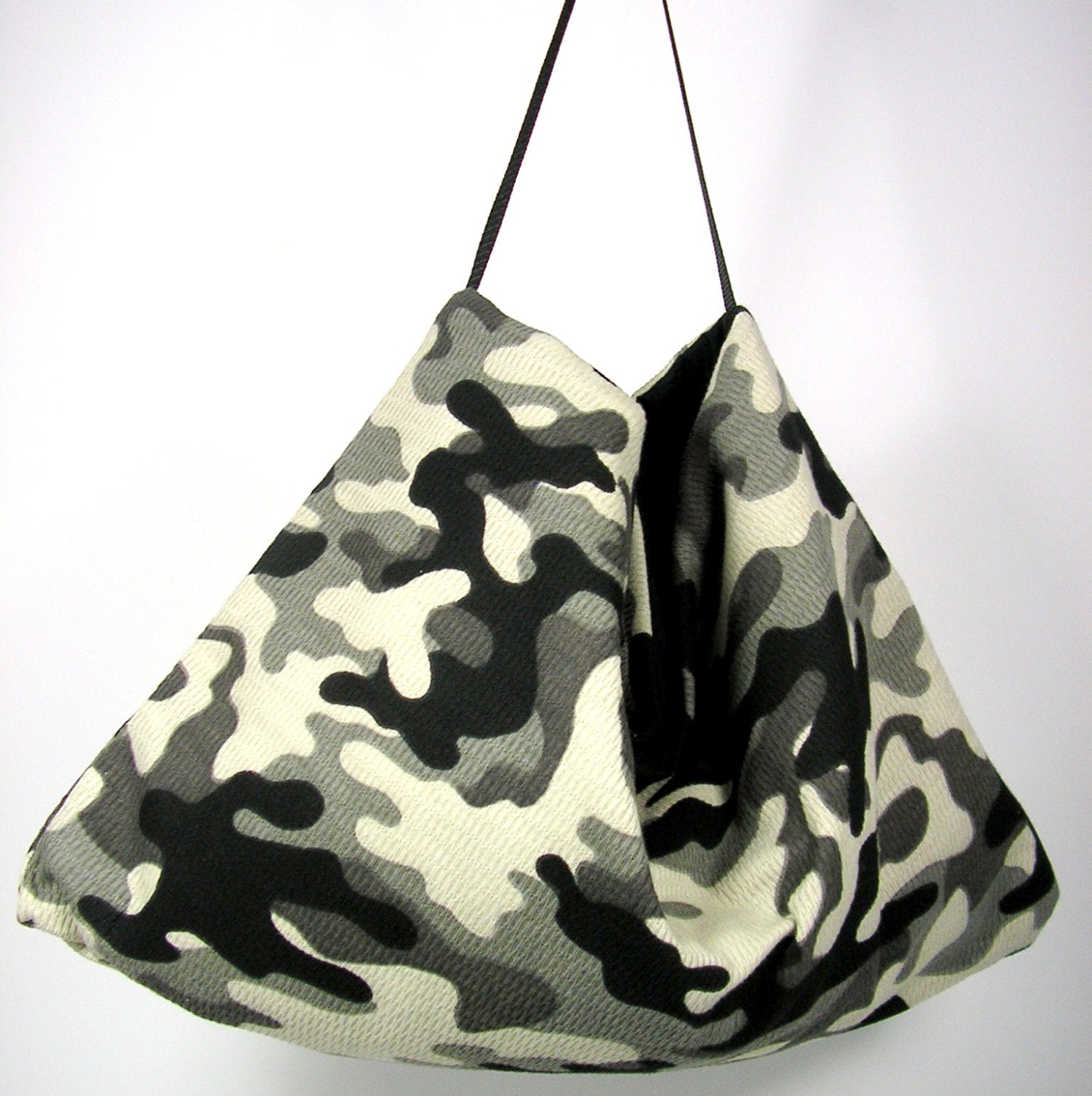 FREE SHIPPING Gray Camo Purse Grey Camo Handbag Grey Camo Hobo