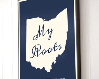 Ohio Wall Art homegrown ohio | etsy Ohio Wall Art homegrown ohio | etsy