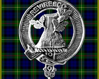 Fraser Clan Crest Scottish Cap Badge CB02 by celticstudio on Etsy