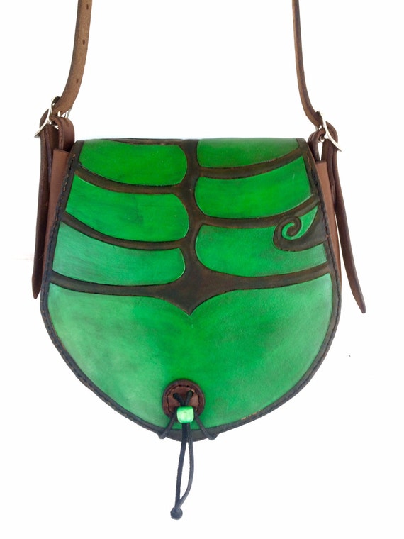 SALE Woodland Leaf Bag Green