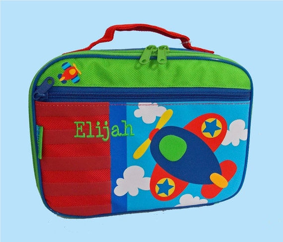 Personalized Stephen Joseph AIRPLANE Lunchbox