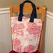 Canvas tote, cotton bag, reusable shopping Bag, Red Country Canvas Print