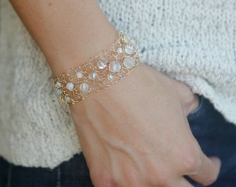 moonstone bracelet dainty bracelet skinny cuff bracelet rainbow moonstone jewelry aurora borealis gold delicate bracelet fast shipping