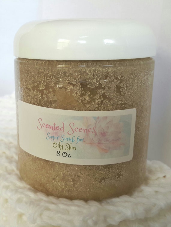 Sugar Scrub Organic Sugar Scrub for oily skin by ScentedScenes