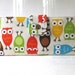 Handmade wallet for women - owls for you - Ready to ship or custom order - vegan clutch - cotton purse