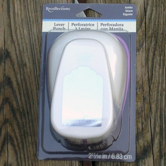 Jumbo Tag Punch Recollections Lever Punch 211/16 Tall