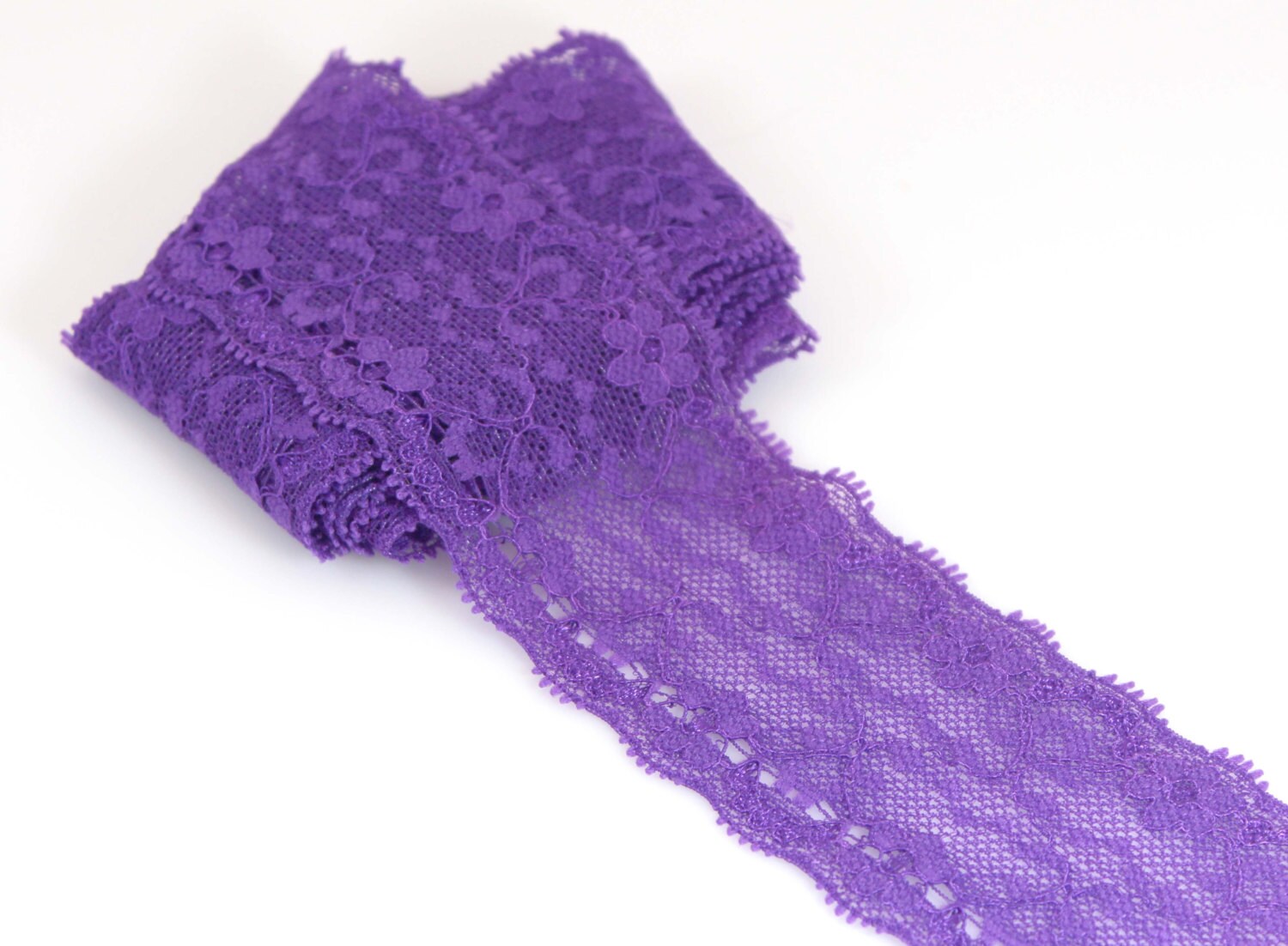 Purple Stretch Lace Elastic 2 Baby by wholesaleflowers on Etsy