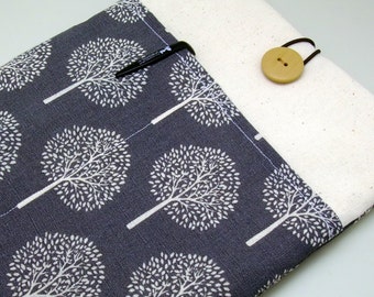 iPad Air case, iPad cover, iPad sleeve/ Samsung Galaxy Tab 3 10.1with 2 pockets, PADDED - Trees (a)
