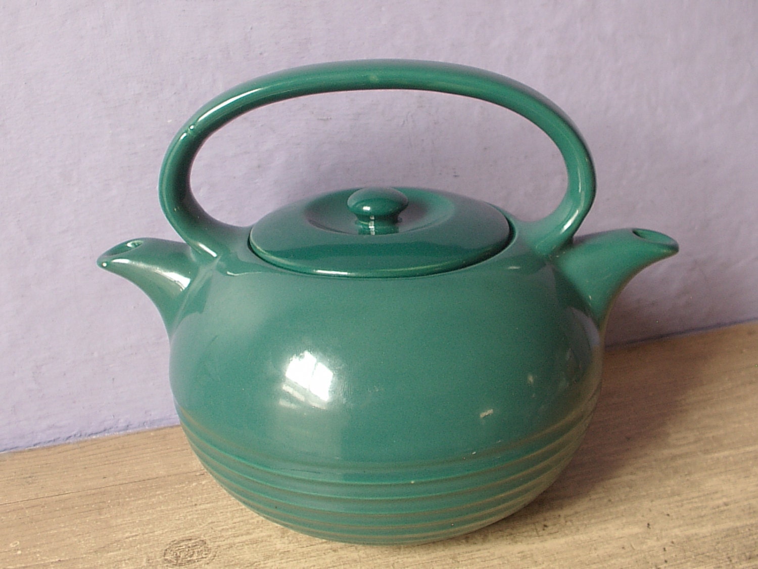 Vintage 1950's Hall pottery teapot Teamaster by ShoponSherman