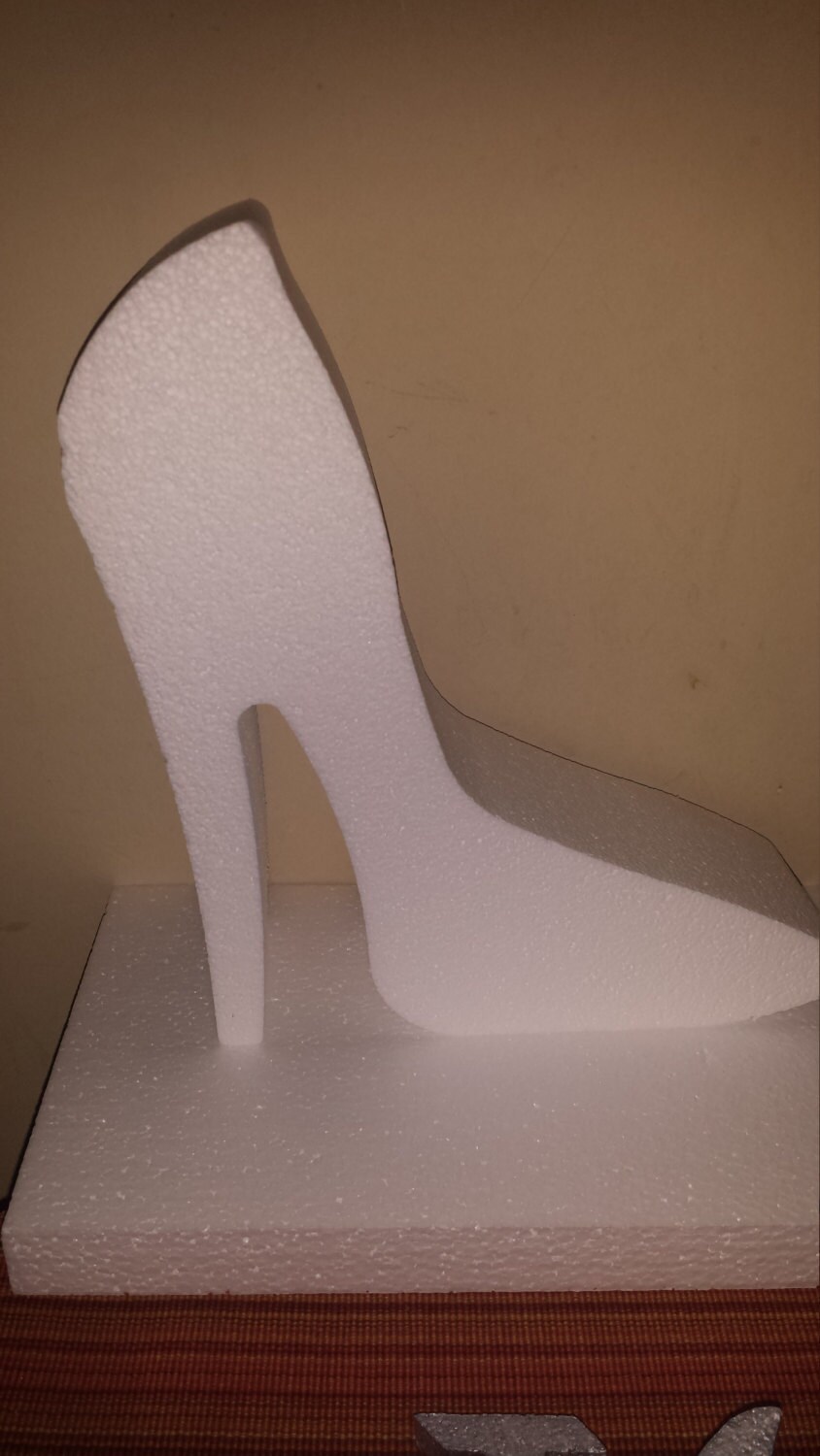 STYRofoam shoe shapes anniversary Birthday centerpiece kit