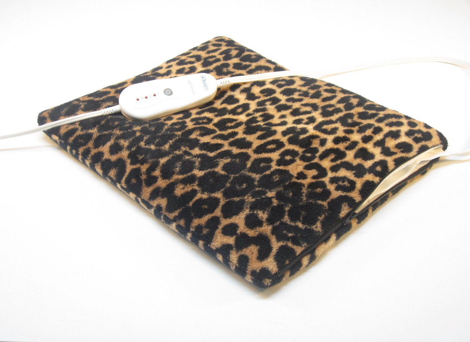 Luxury Heating Pad COVER Leopard Cheetah Animal Print