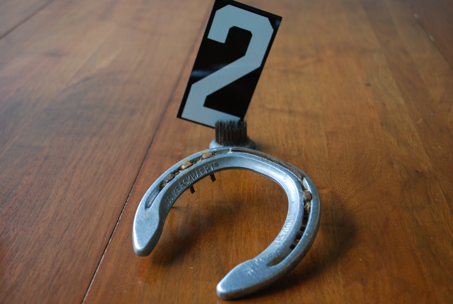 Vintage Horse Shoe Aluminum with four tacks good luck