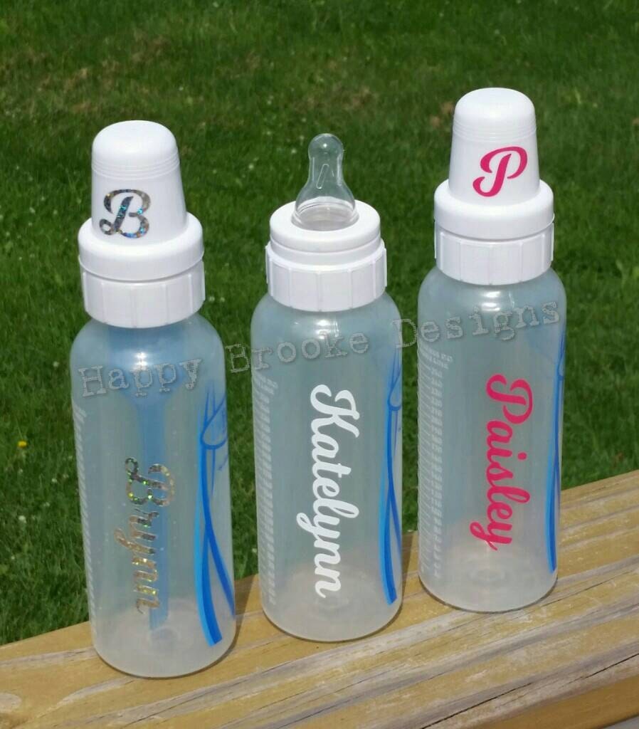 Daycare Labels Baby Bottle Labels DIY Name Decals by HappyBrooke