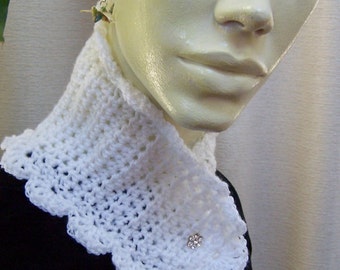 Scarf, Cowl, Buttoned Cowl, Neckwarmer, Gift for Her, Womens Scarf, 29995