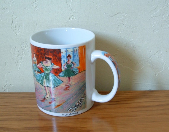Ceramic+Coffee+Press+By+Chaleur Vintage Degas Coffee Mug Chaleur Master Impressionists Degas ...