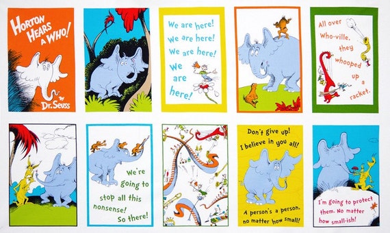 Horton Hears a Who Book Pages from Robert Kaufman by Dr Seuss
