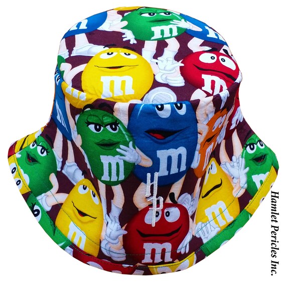 M&Ms Candy Bucket Hat MandM Hat Food Hat Candy Hat
