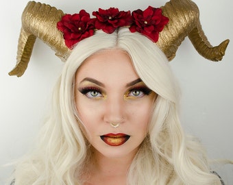 Dragon horn headdress - cosplay - maleficent - **HORNS ONLY**