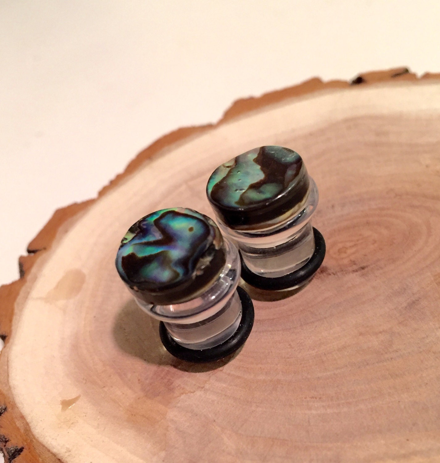 Mother of Pearl 00G gauges plugs 10mm