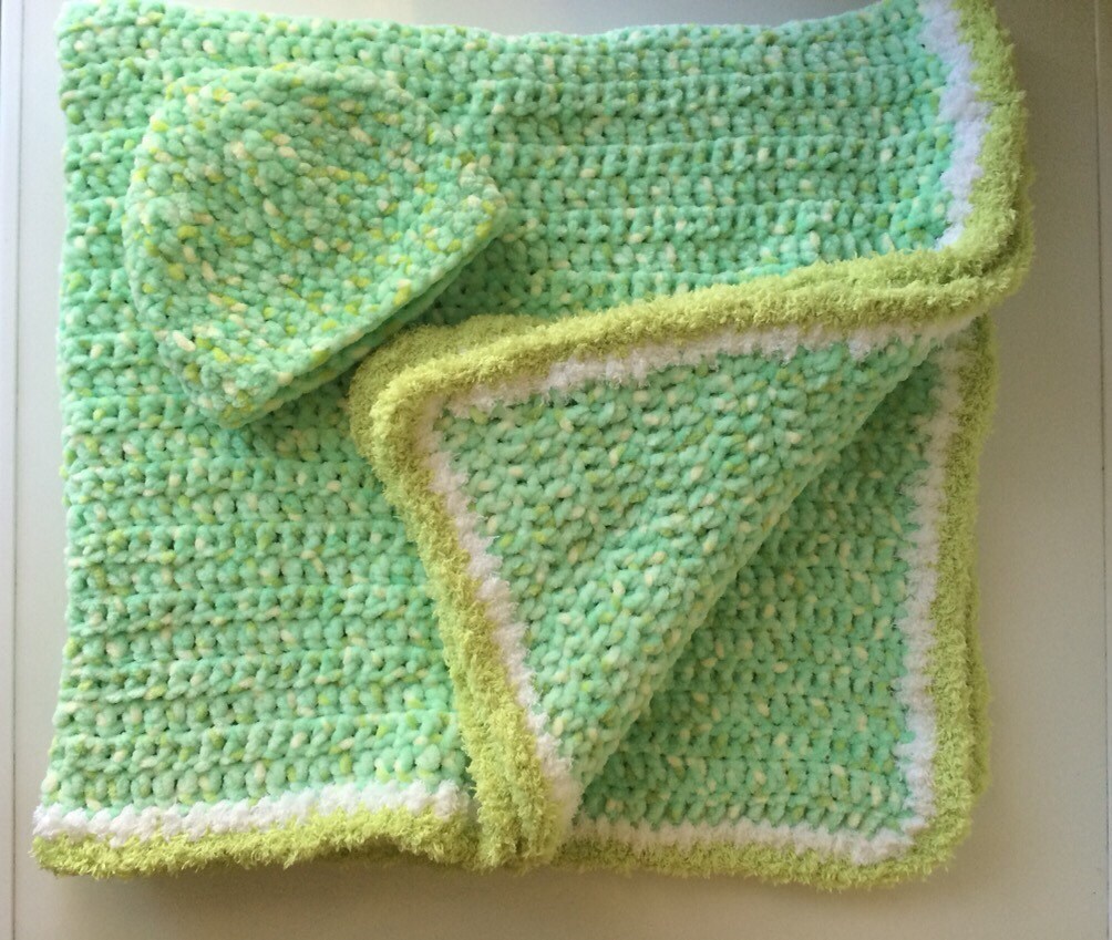 Super Soft Fluffy Baby Blanket Crochet