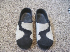 Womens Dansko leather/suede clogs//shoes size 7.5//8 us use coupon code ...