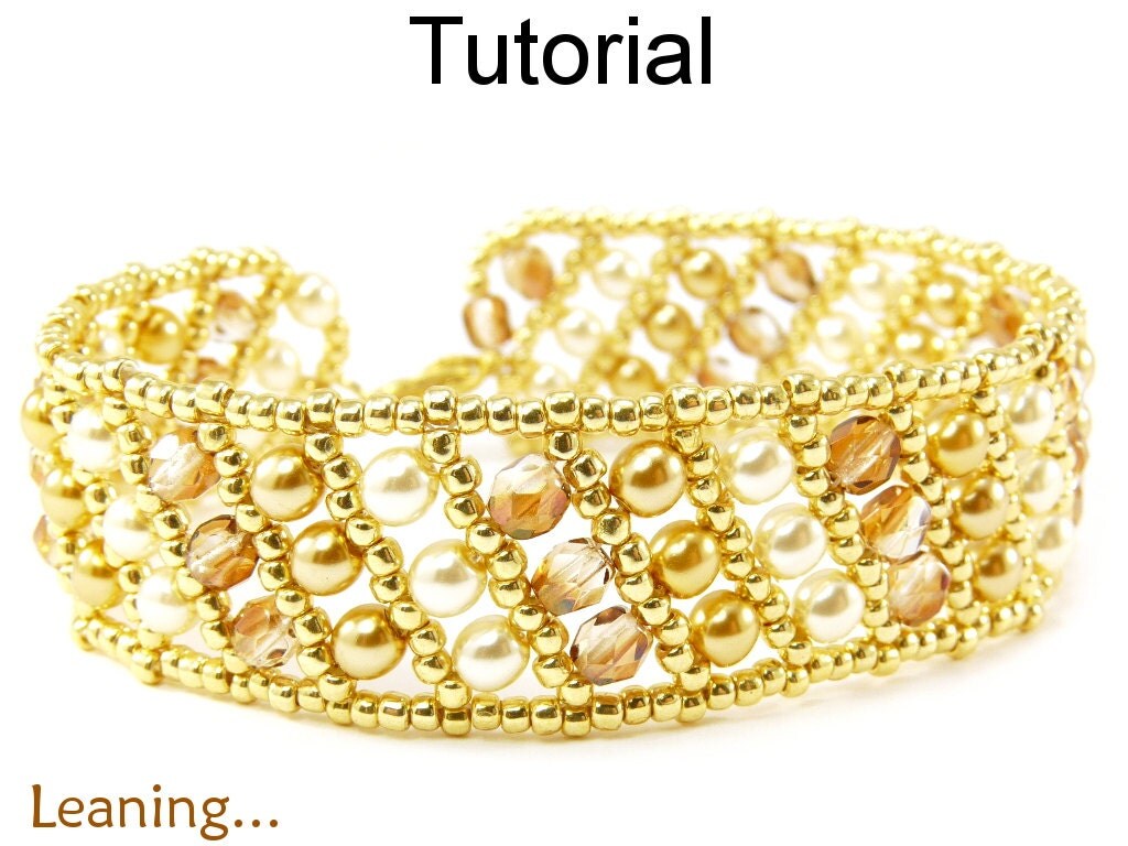 Beading Tutorial Pattern Bracelet Flat Russian Spiral Stitch