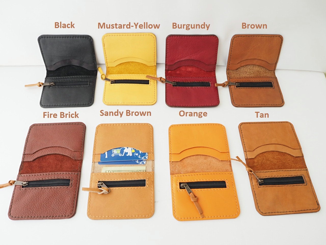 Women Wallet Womens Small Wallet Minimalist Women by atelierCOLORS