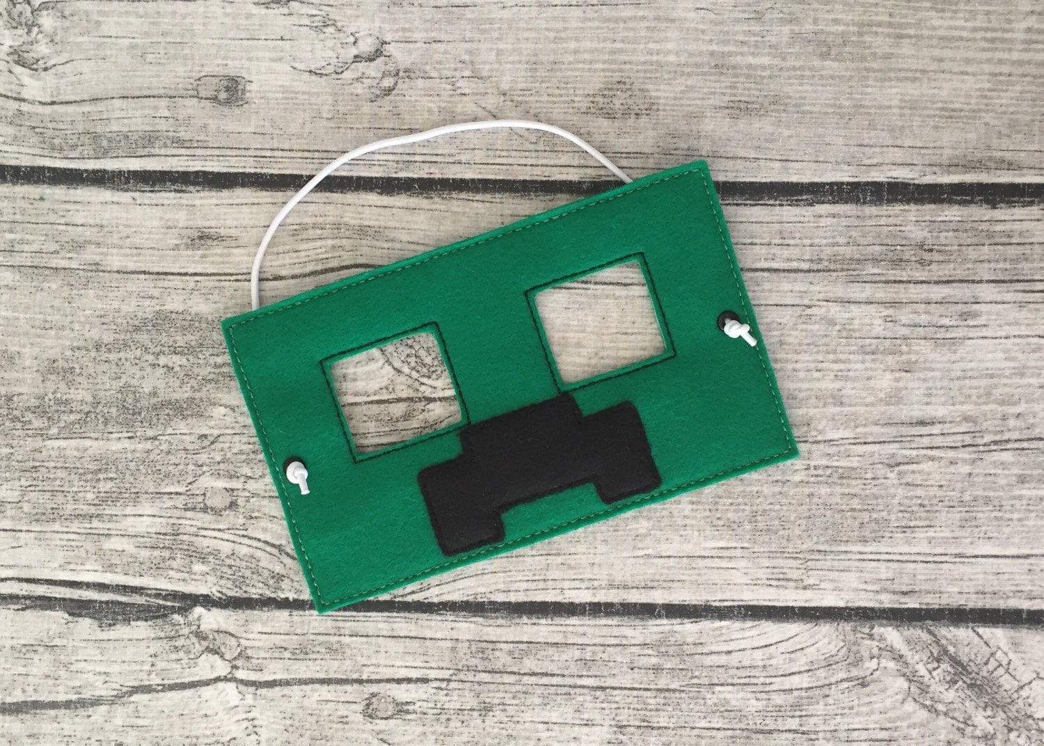 Creeper from Minecraft Inspired Mask