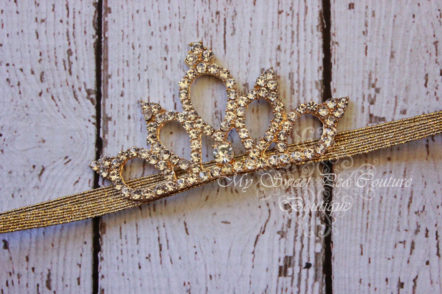 Gold Diamond Rhinestone Tiara Tiara Mini Tiara Mini Crown