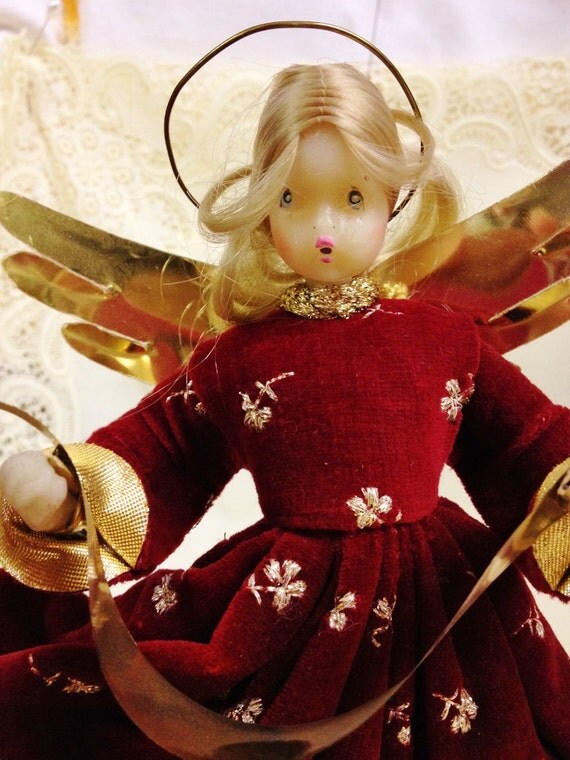 ViNTAGE PAULINE LeIDEL-SPREEN WaX HeAD ANGEL by mytesoros on Etsy