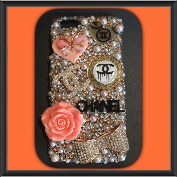 Custom Bling Rhinestone Sparkle Bling phone Case by Isparkleit