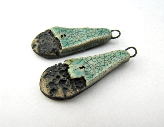 Scorched and Tattered Drop Earring Charms