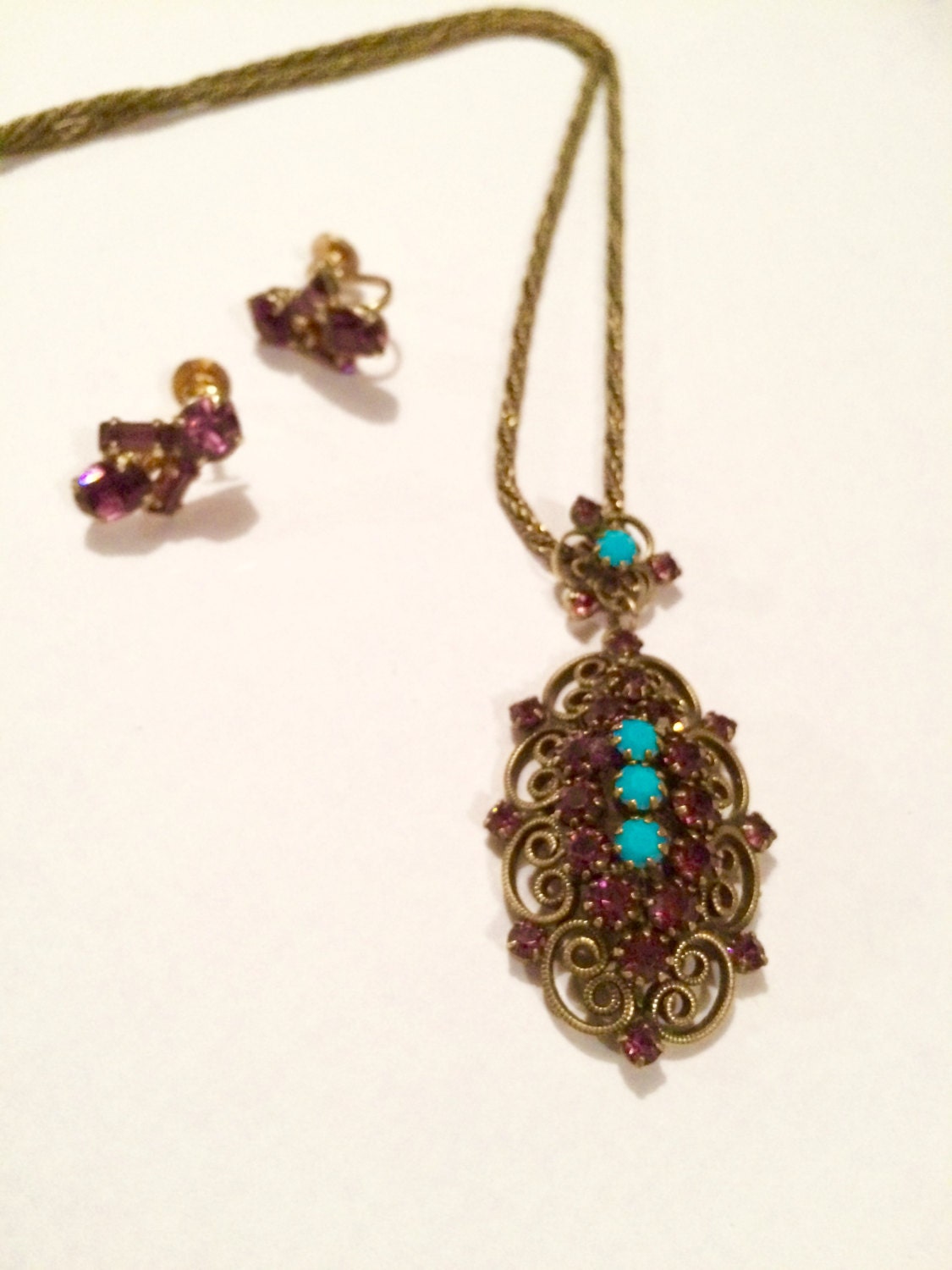 HOBE Necklace Vintage Hobe Necklace Hobe Pendant Necklace